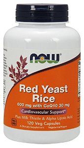 Red Yeast Rice & COQ10 (120 Vcaps) NOW Foods